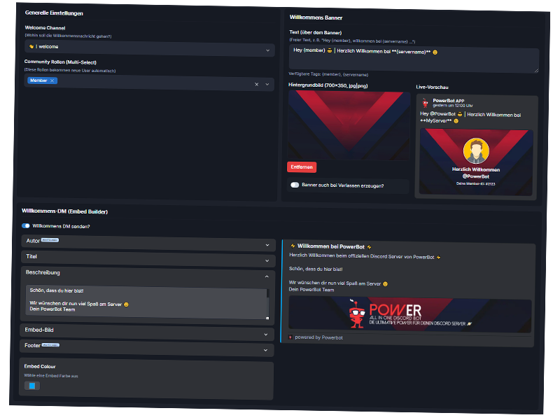 PowerBot | Dashboard